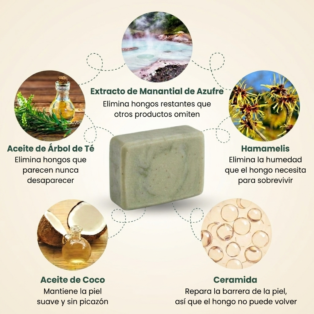 Kutann® — Jabón Antifúngico de Árbol de Té | Piel sana en 14 días
